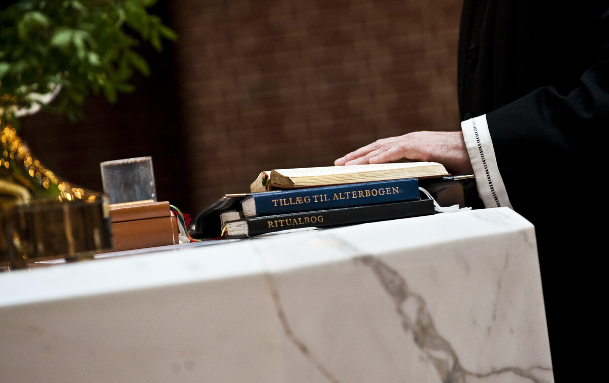 Billede af alterbog
